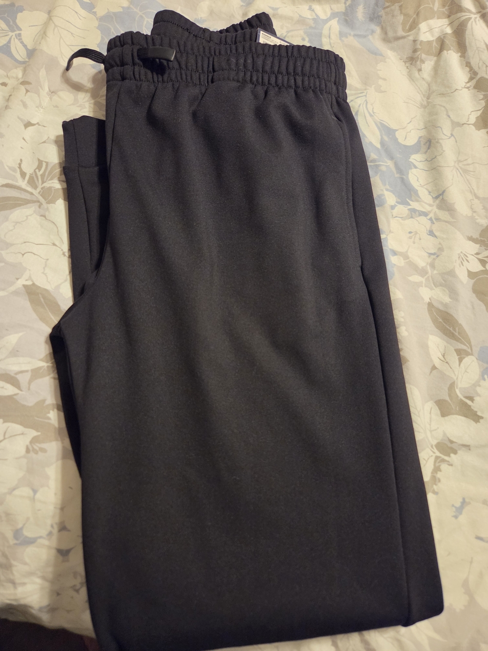 tek gear Youth Black Elastic-Waist Athletic Joggers